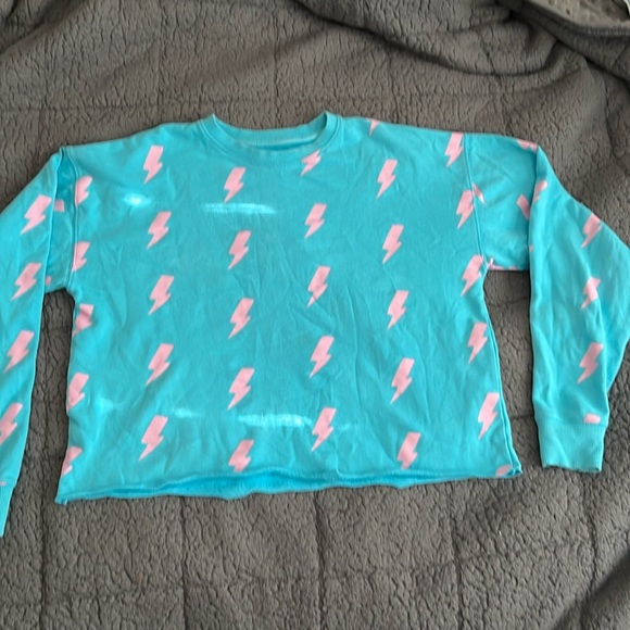 SPIRITUAL GANGSTER PINK LIGHTNING SWEATSHIRT - Picture 1 of 2